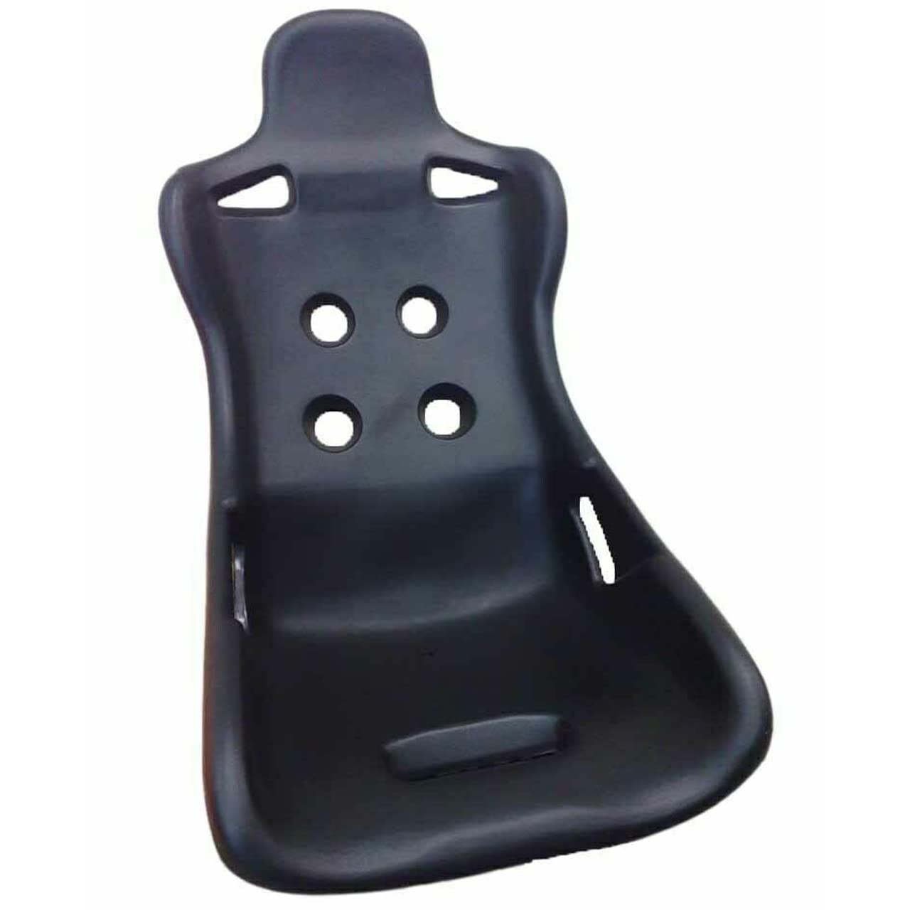 FORZA Plastic Bucket Seat - 9 Colours Available | Ultra-Durable Material (Black)