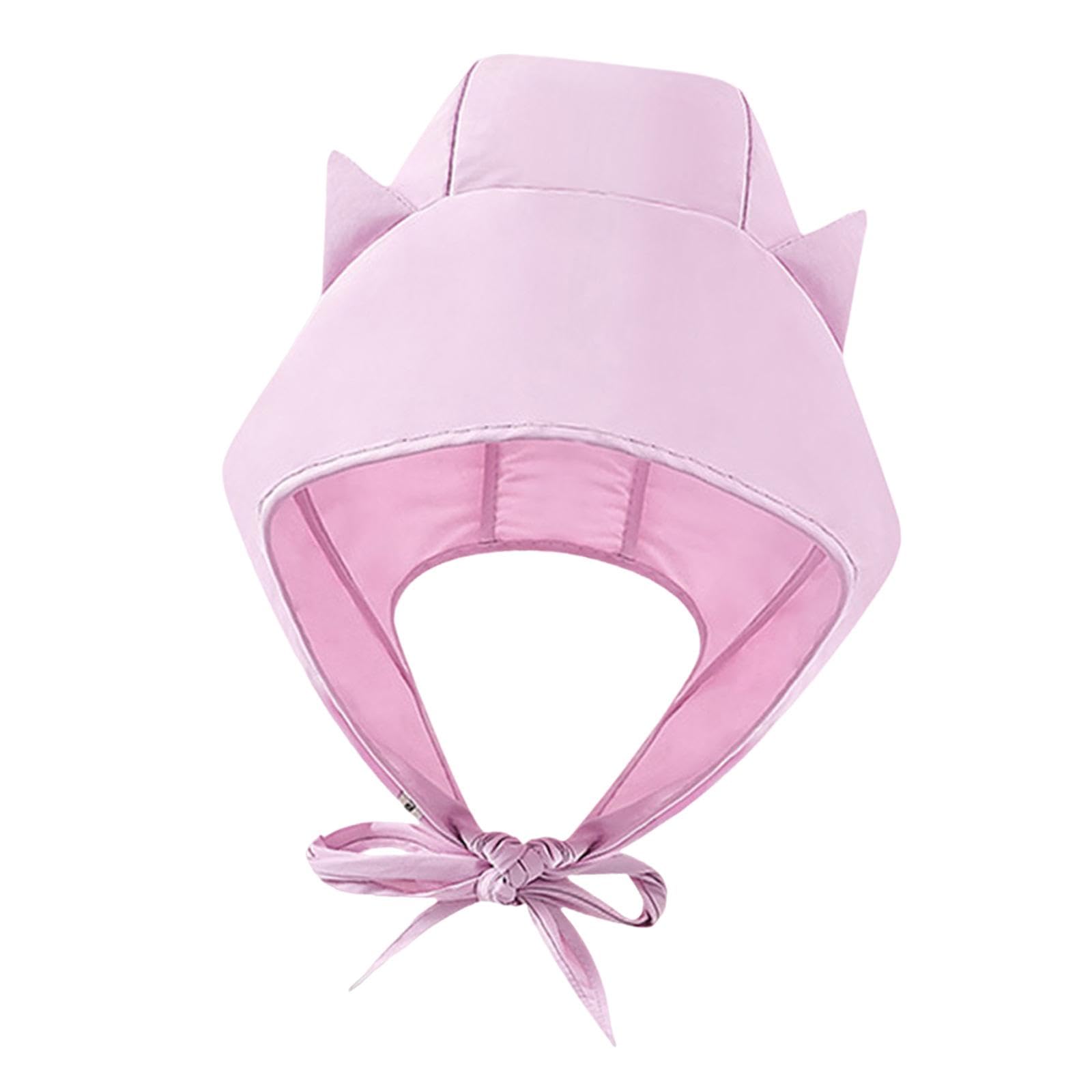 Merishopp Women Sun Hat Head Kerchief Cartoon with Neck Flap for Summer Picnic Camping Pink | Clothing, Shoes & Accessories | Womens Accessories | Hats-image-33