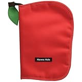 ハンナフラ(Hanna Hula) 母子手帳ケース(マルチケース) Lサイズ アップルレッド