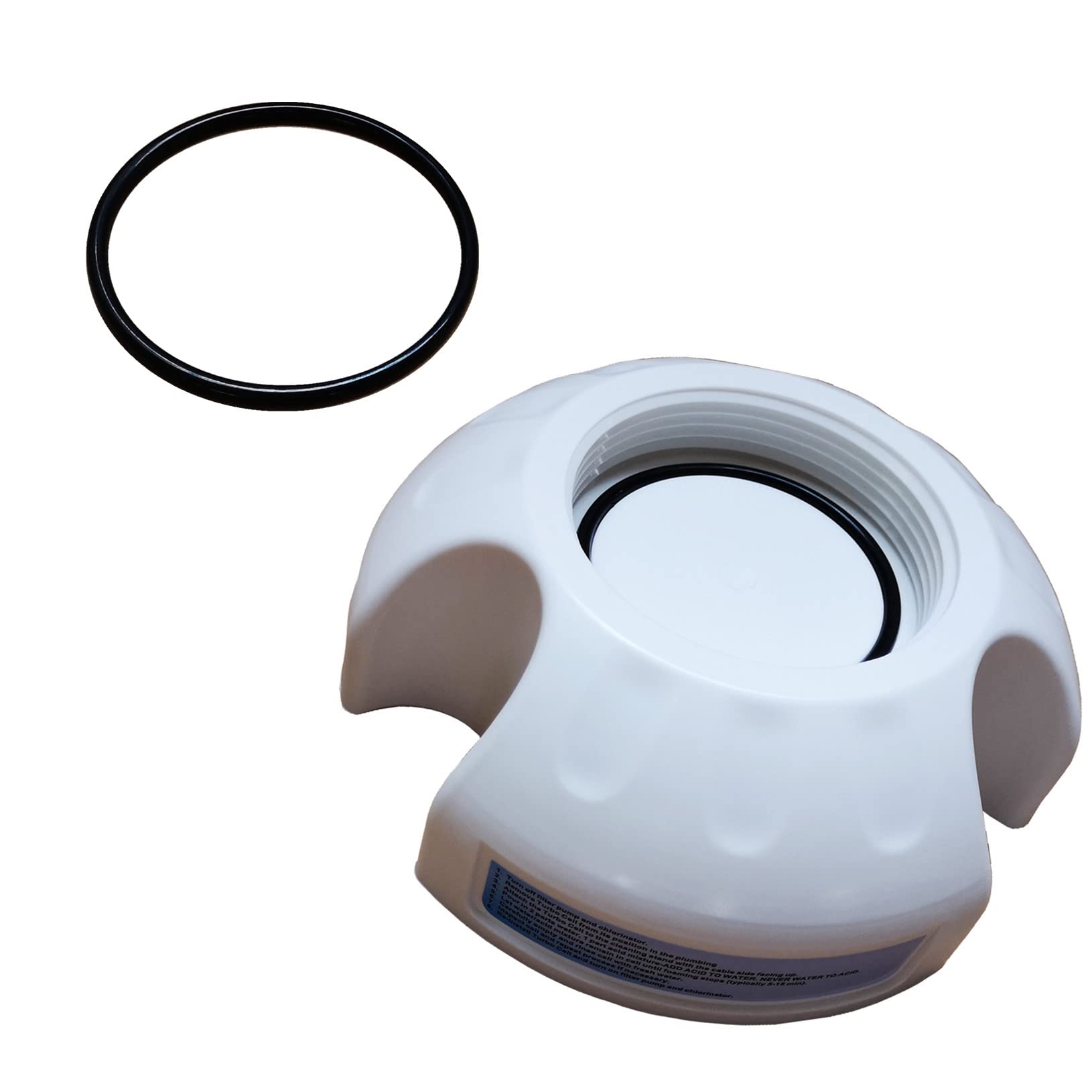 DEFPool Cleaning Stand GLX-CELLSTAND Replacement for All Hayward and Pentair 520670 IntelliChlor Acid Washing Kit White Heavy Duty Plastic