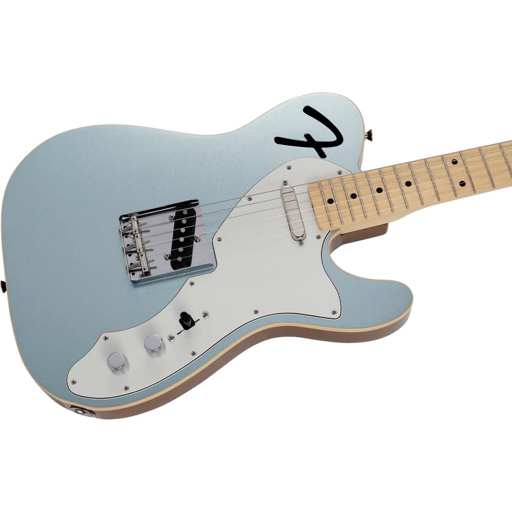 Amazon | MIJ Limited F-Hole Telecaster Thinline Mystic Ice Blue  