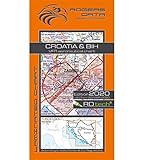  Croatia & Bosnia Herzegovina Rogers Data VFR Luftfahrtkarte 500k: Kroatien & Bosnien Herzegowina VFR Luftfahrtkarte – ICAO Karte, Maßstab 1:500.000