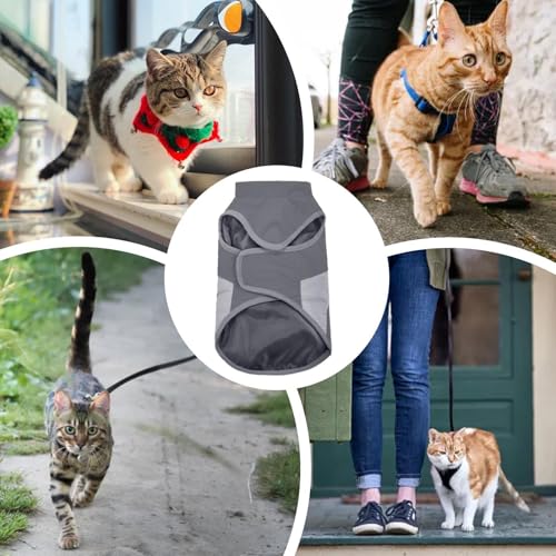 Katzen-Winterjacke, wasserdichter Katzenmantel, warme Katzenweste, Hund, Kaltwetterjacke, winddichter Katzenmantel, Winter-Katzenmantel, Hunde-Wintermantel, Katzenwarmer Mantel,