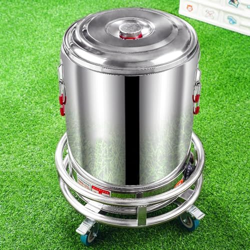 Carretto resistente del carrello del barilotto dell'acciaio inossidabile con le rotelle girevoli per i secchi, i tamburi dell'olio e l'uso industriale