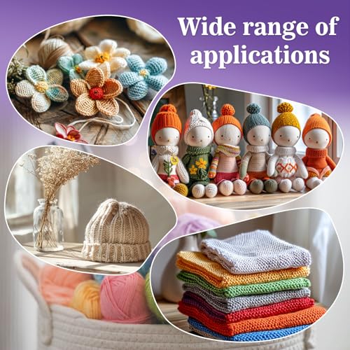 Image of 15x20g Acrylic Yarn for Crocheting - Soft Knitting Yarn for Crafts Multicolor Skeins for Crocheting DIY Bulk for Handicraft Knitting Scarves Ideal Gift for Beginners Adults