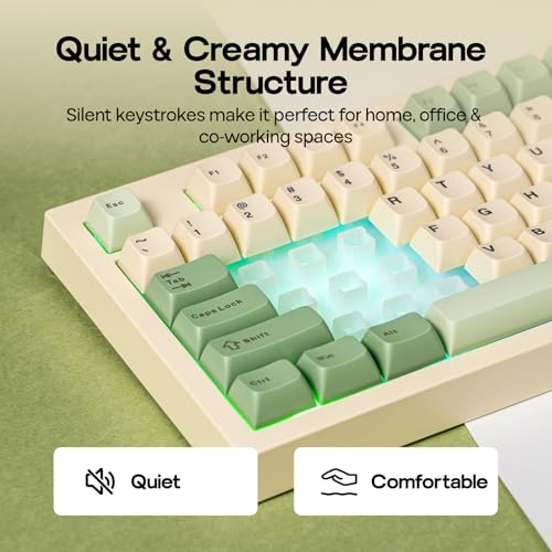 Image of EPOMAKER Aula S102 PRO Membrane Gaming Keyboard w /TFT Screen & Volume Knob