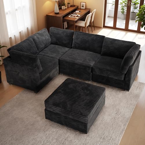 Luxury Modular Sectional Sofa - 98" Oversized L Shaped Cloud