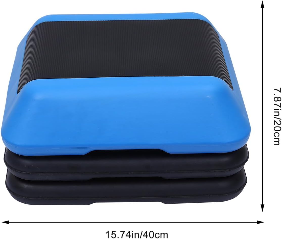 Adjustable Anti-slip Workout Stepper with Wide Platform for Home and Office Exercise Aerobic Fitness Stepper for Multi-functional Training and Regular Use