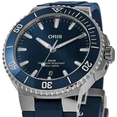 Oris 41.5mm Black Dial Diver's Watch with Date & Luminous Markers2