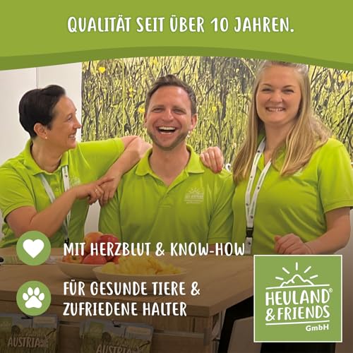 Heuland Wiesenheu 1kg – für Kaninchen, Meerschweinchen & Hasen – naturbelassenes Premium-Heu aus artenreicher Wiese – sonnengetrocknet – hoher Rohfaseranteil – für Verdauung & Zahnabrieb (1kg)