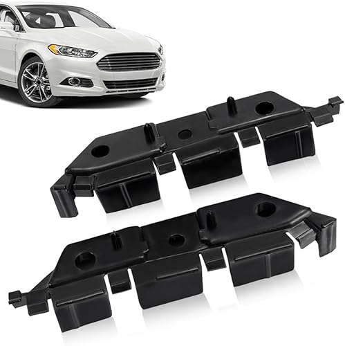 Miniatura 2 de 2 soportes de retención de parachoques delantero, compatible con Ford Fusion Sedan 13-16 de 4 puertas, 1.5L, 1.6L, 2.0L, 2.5L, almohadilla de