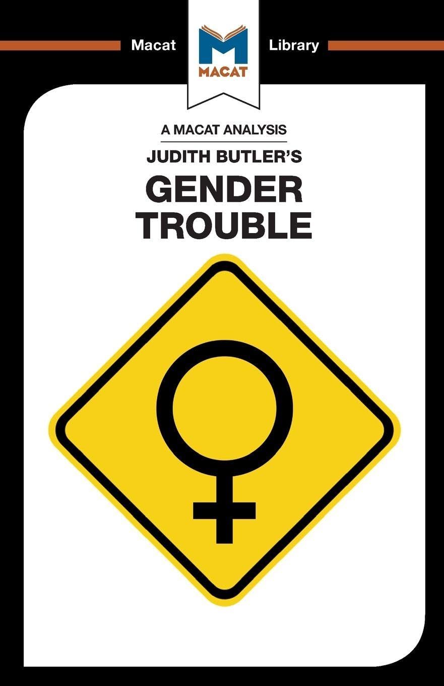 An Analysis of Judith Butler's Gender Trouble by Tim Smith-Laing (Paperback,...