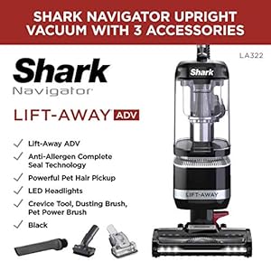 Sharkla322navigatorliftawayadvcordedlightweightuprightvacuumwithdetachablepodpetpowerbrushcrevicetoolanddustingbrushblackrenewed Urban Country Home Decor Shark la322 navigator lift away adv corded lightweight upright vacuum with detachable pod pet power brush crevice tool and dusting brush black renewed urban country home decor