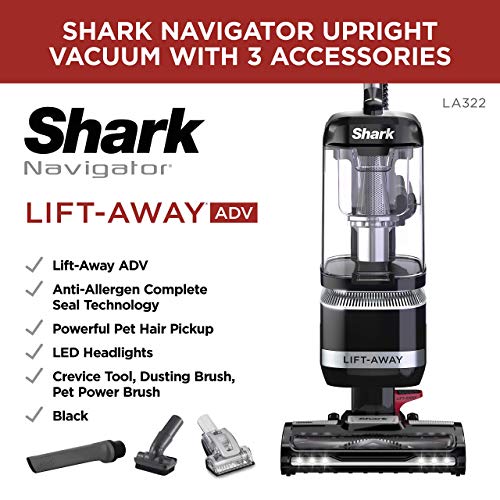 Sharkla322navigatorliftawayadvcordedlightweightuprightvacuumwithdetachablepodpetpowerbrushcrevicetoolanddustingbrushblackrenewed Urban Country Home Decor Shark la322 navigator lift away adv corded lightweight upright vacuum with detachable pod pet power brush crevice tool and dusting brush black renewed urban country home decor