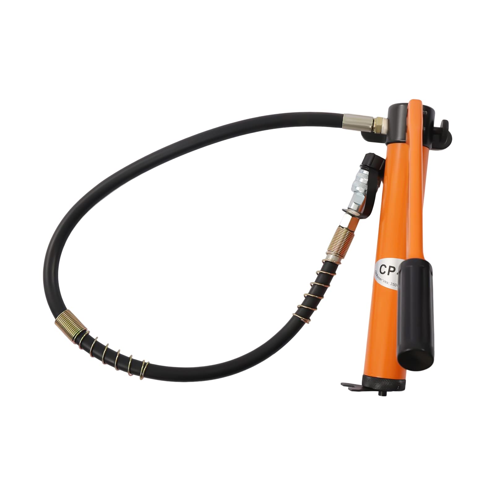 CP-180 Bomba hidráulica manual con manguera de 1 m, 350 cc 70 Mpa bombas de mano acoplador de manguera hidráulico dobladores de tubos hidráulicos reservas de aceite Bomba de presión hidráulica