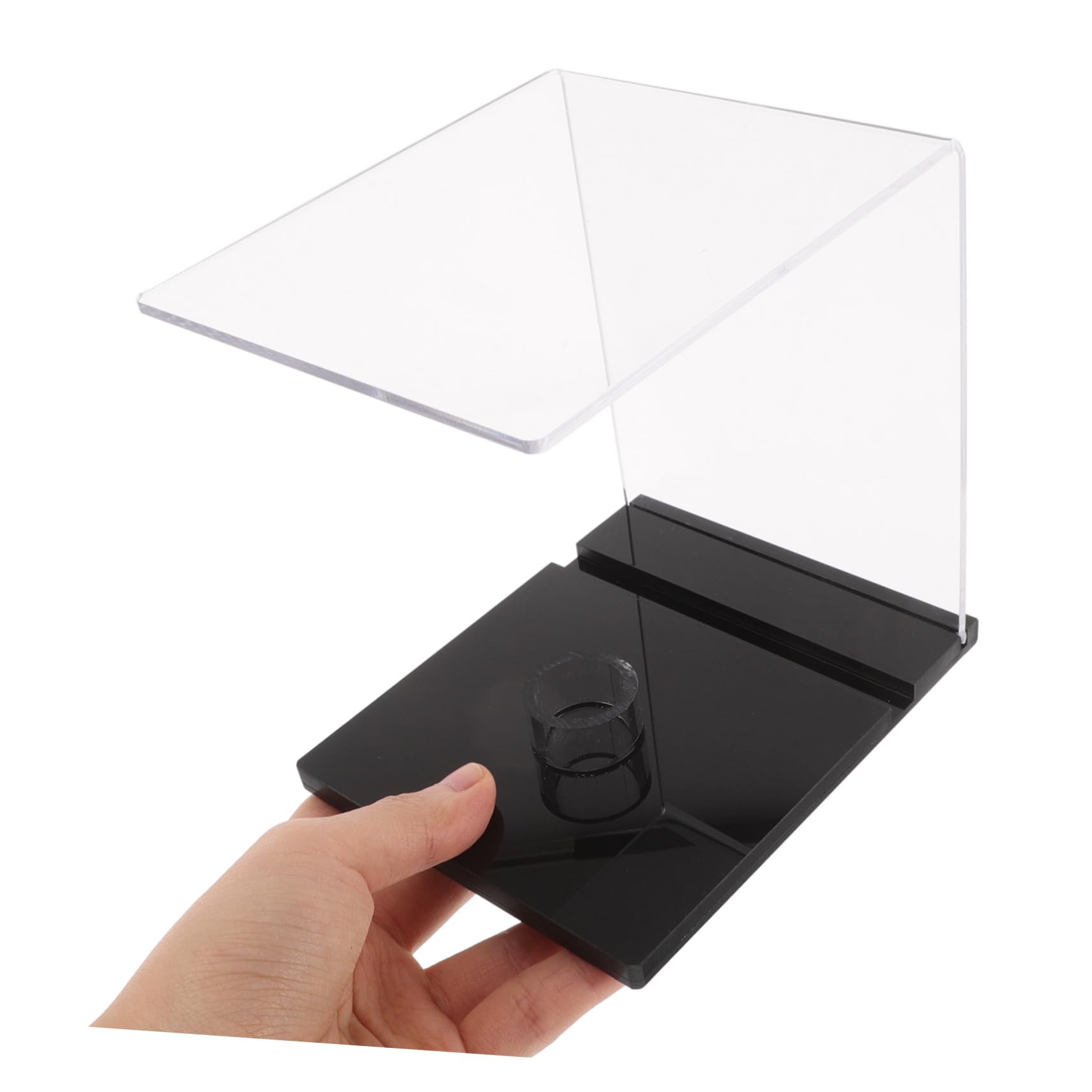UKCOCO 2piezas Expositor De Cajas De Bolas Transparente Soporte Acrílico para Balones De Béisbol Base De Sóftbol para Proteger Recuerdos Autografiados Unidades para Exhibir Estante o