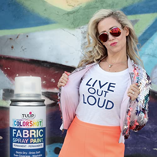 image for Tulip ColorShot Instant Spray Fabric Color 3oz. Blue, 3 Ounce (Pack of