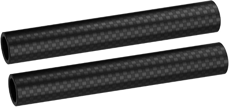 Nitze 15mm Carbon Fiber Rod, 4 Inches 15mm Rod 2 Pcs - RCF15-100
