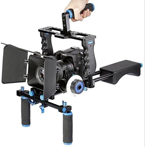 GOWE Professional DSLR Rig Shoulder Video Camera Stabilizer Support Cage/Matte Box/Follow Focus For Canon Nikon Sony Camera Camcorder