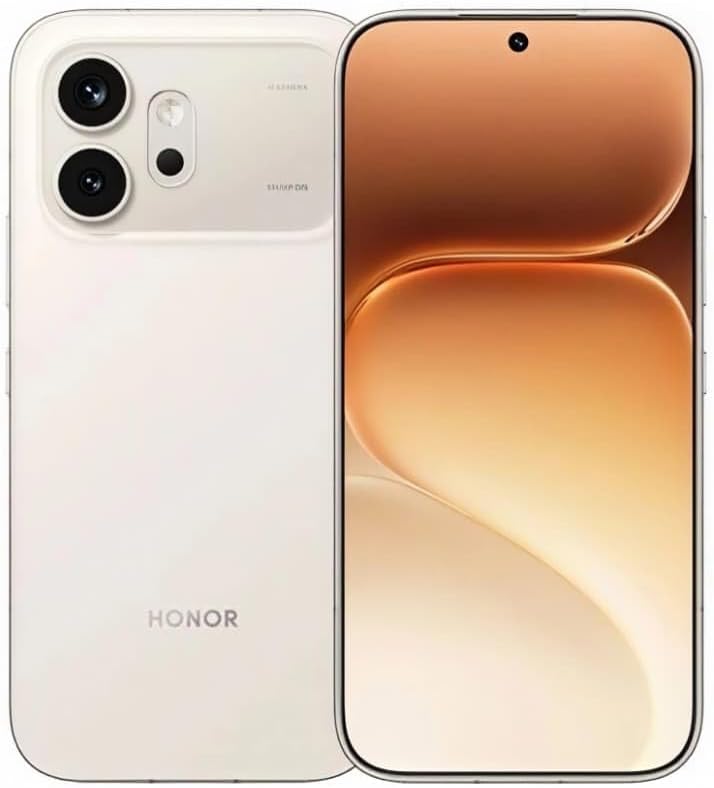 HONOR 600 Dual-SIM 256GB ROM + 8GB RAM (GSM Only | No CDMA) Factory Unlocked 5G Smartphone (Golden White) - International Version
