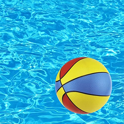 Image of FunBlast Basketball for Kids - Colorful Basketball Sports Toy - Extra Grip Silicon Rubber Beach Ball Sports Outdoor Game - Inflatable Ball for Kids Boys 3+ Years (8.5 Inch), Multi Color