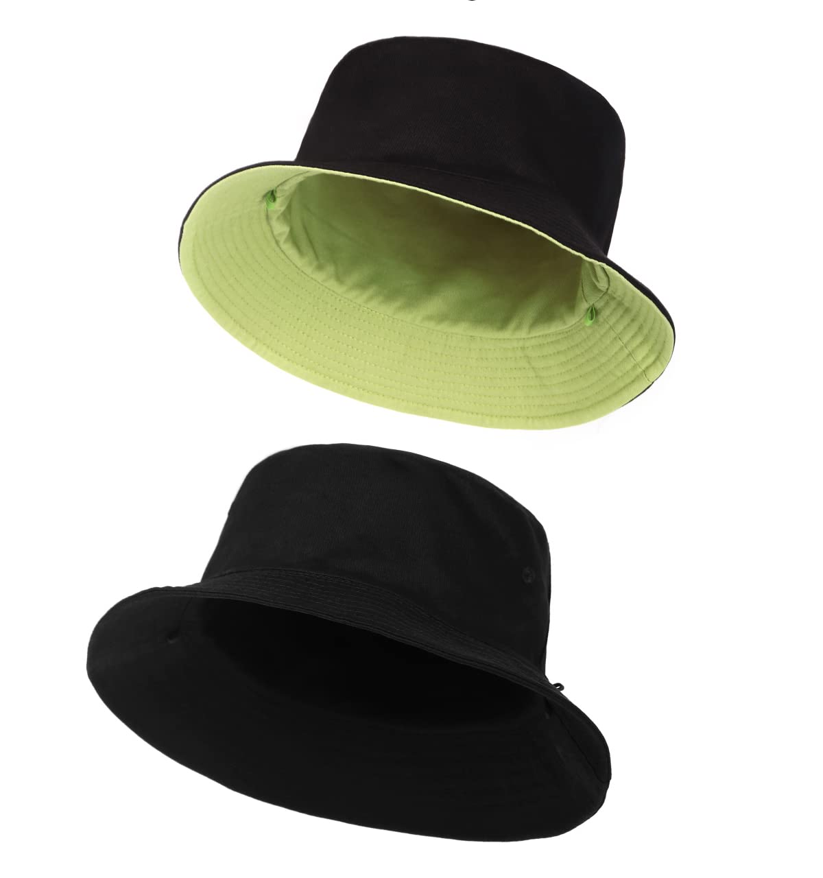 Feng Shui， Sombreros para el Sol L/XL/XX-Large,Sombreros de Pesca Reversibles Grandes,Sombrero de Pescador con protección UV de Doble Cara para Golf, Senderismo al Aire Libre