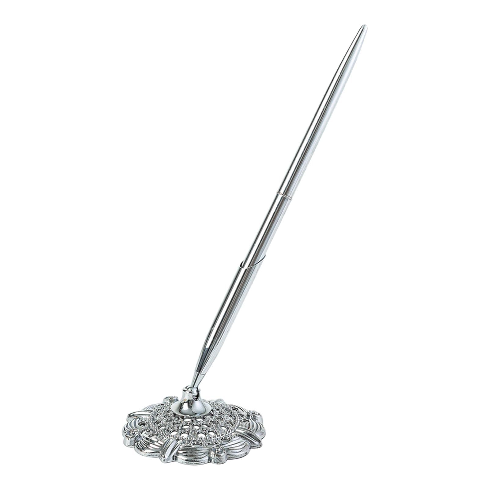 ATORSE Wedding Registry Pen Trendy Guest Pen for Engagement Party Table Centerpiece SilverHome & Garden|Wedding Supplies|Guest Books & Pens-image-36