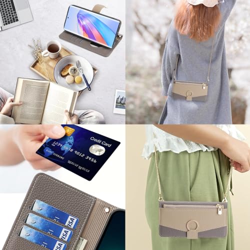 Sac à main pour Honor X50 Pro avec étui portefeuille à bandoulière pour vos sorties en ville - 3