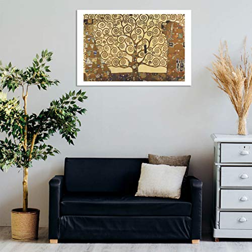 Frise giclée Gustav Klimt C1909 encadrée grand format