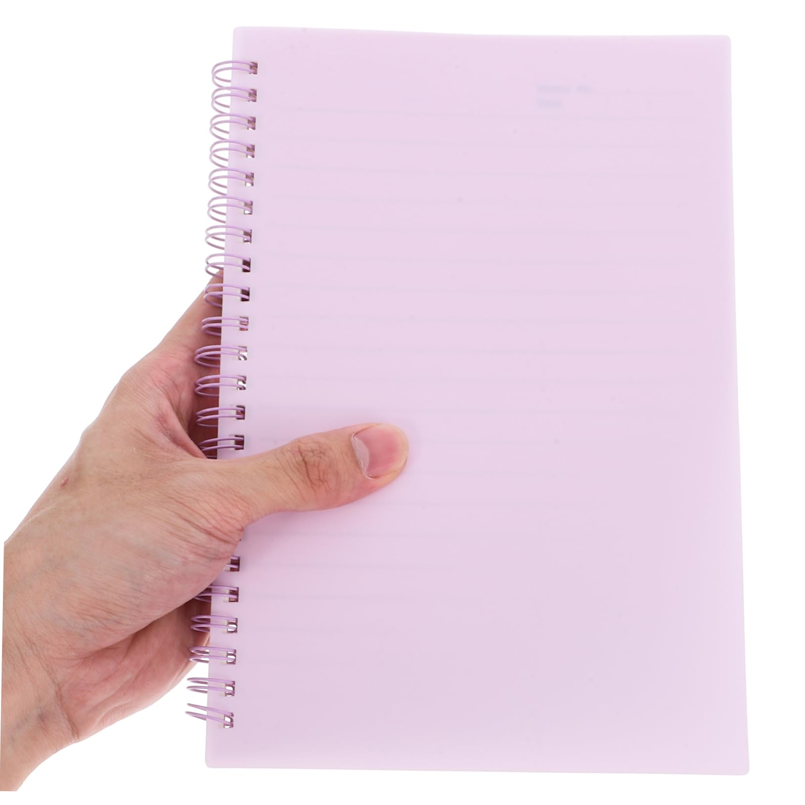 SHINEOFI Spiral Notizbuch A5 Kariert 5 Stück-pack 80 Seiten Spiralbindung Liniertes Heft für Besprechungen Studenten und Notizen