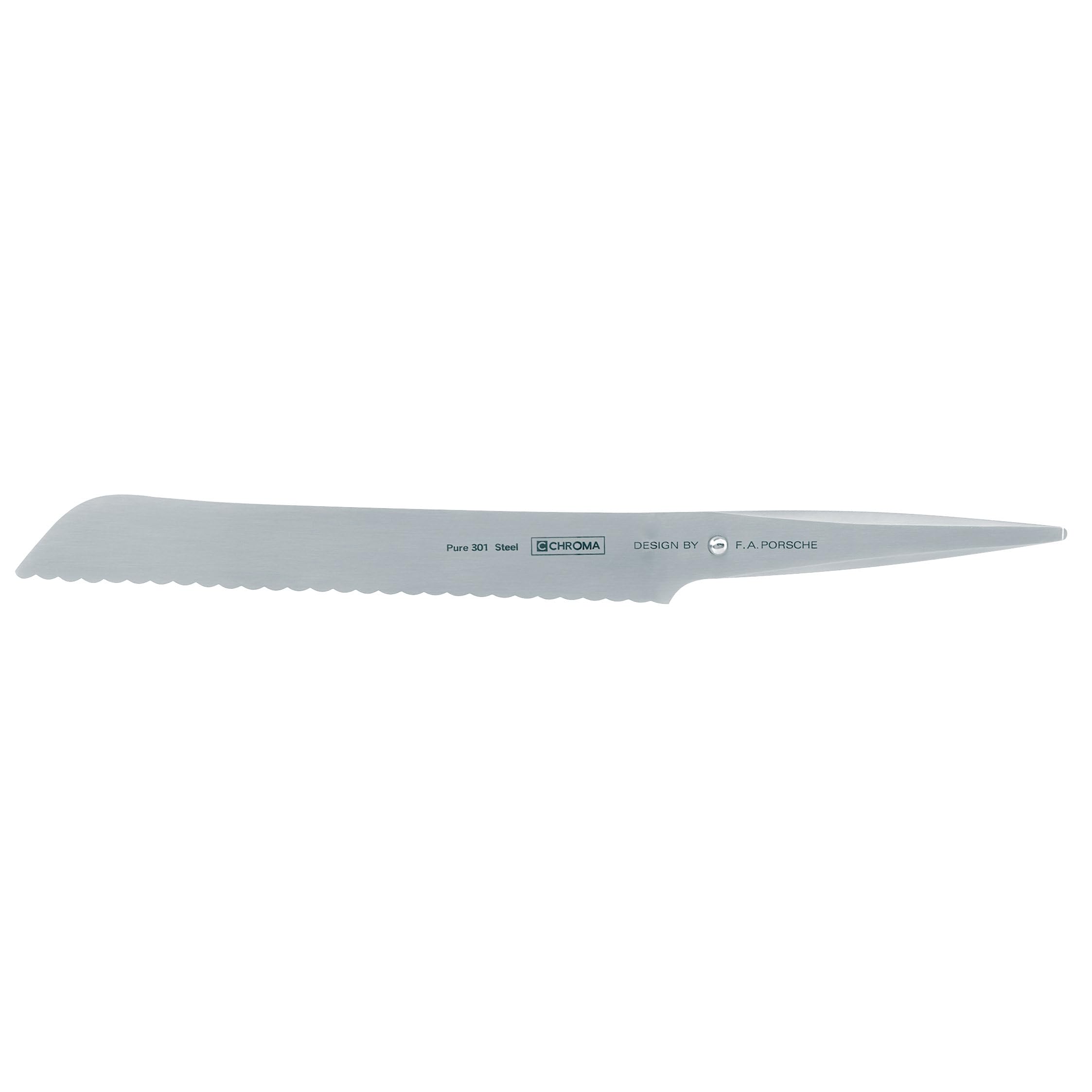 Chroma Type 301 4-teiliges Küchenmesser Set, Kochmesser, Brotmesser, Schälmesser
