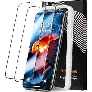 TORRAS [Unzerbrechlich 9H Full-Screen] für Panzerglas für iPhone 11 [Top Bruchsicher Schutz] SGS-Zertifizierung auf [Militärniveau] aus DE Dauerhaft 9H Glas iPhone 11 Folie Diamant-Schild, GlassGo