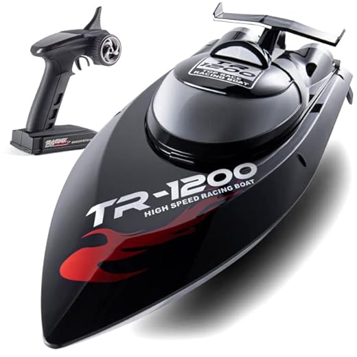 Remote Control Boat, 30 MPH Rc Boats for Adults, Rc Boat for Lakes, Auto Flip Recovery, Professional Series, Fastest Rc Racing Pool Boat Speed Boat Gift