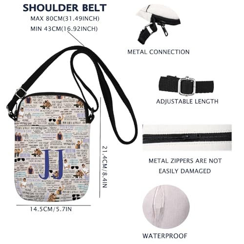 VAMSII JJ Maybank Inspired Crossbody Bag Gift OBX Gift Pogue Fans Adventure2