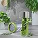 Microplane Herb Grinder and Leaf Stripper Seasoning Herb Mill (Stainless Steel)