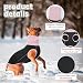 MHaustlie Hundepullover Großer Hund Rollkragenpullover Windhund Hundepullover Rot Warm Strickpullover Hund Groß Fleece Hunde Pullover Winter Warme Sweatshirt Hunde Wintermantel (Dunkelgrau, 3XL)