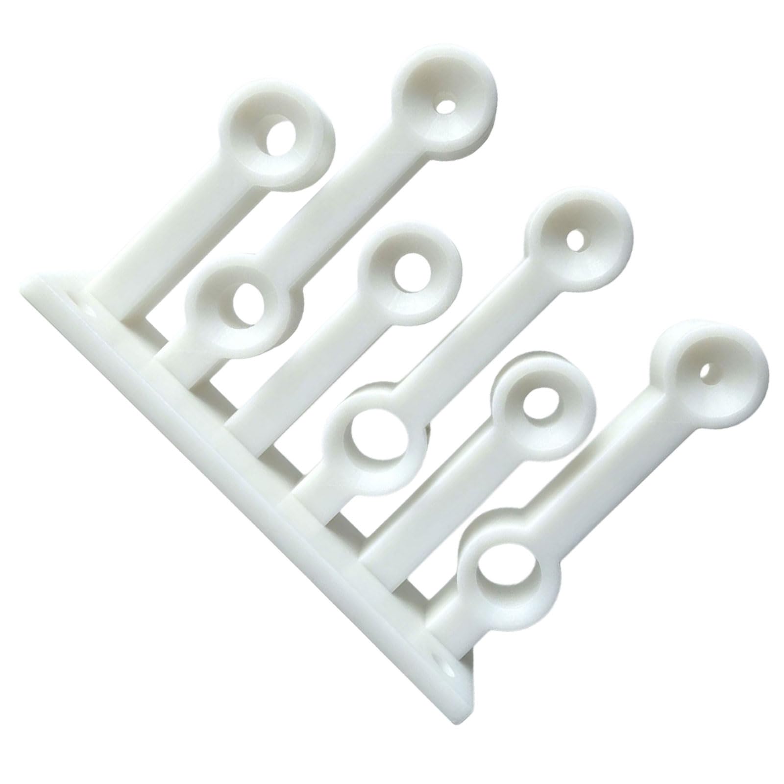 Fromceo White Sturdy Wall Mount Screwdriver Stand With Secure Hold Holds Multiple Tool Sustainable Polylactic Acid Garage Tool Organizers Wall Mounted Screwdriver Holders