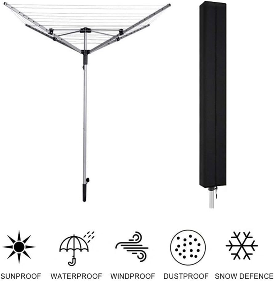 Quick Installation Dryer Guard Covers for Outdoor Washing Line Weather Resistant