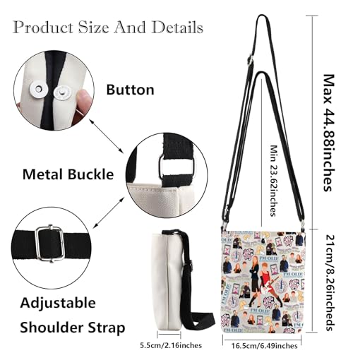 G2TUP Comedy Movie Crossbody Bag Anna & Tess Gifts Like The Crypt Keeper Movie Gifts Comedy Shoulder Bag2