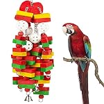 MEWTOGO Large Bird Parrot Toys for Cockatoos African Grey Macaws and Amazon Parrots Bird Gift
