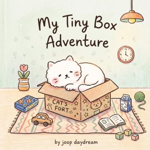 My Tiny Box Adventure: A Cute Cat Coloring Book for Kids and Adults image 2