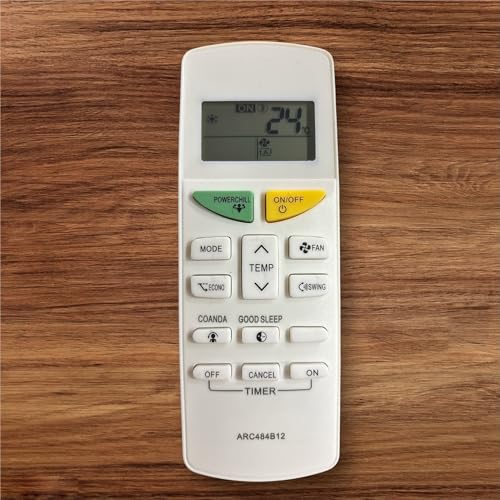Image of Air Conditioner Remote Compatible with /Replacement for Dalkin Ac Remote | Model -ARC484A4 | Match with Your Existing Remote Before Placing The Order | Exactly Same Will Only Work