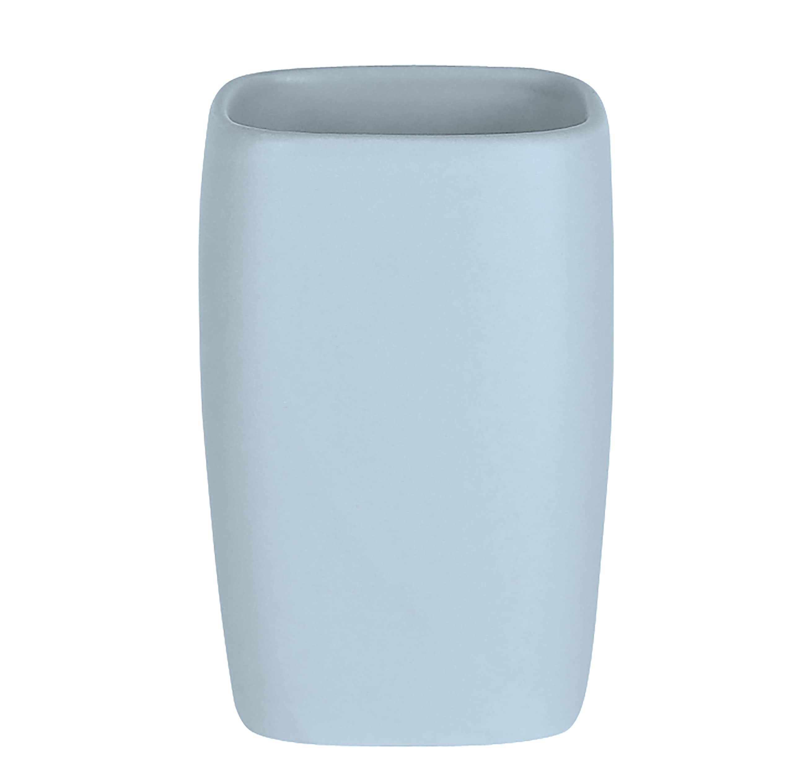 Spirella Toothbrush Holder Retro 7 x 11 cm Pastel Blue, 0