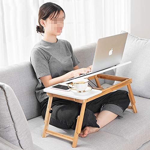 ZEZHOU Escritorio del Ordenador portátil, Mesa pequeña de la Mesa Perezosa Plegable del Escritorio de la Cama Simple del Escritorio Simple (Color : Lifting Table Legs)