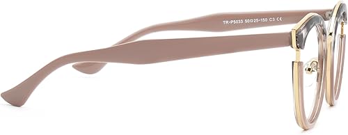 Miniatura 7 de Zeelool Marco clásico de gafas de ojo de gato con lente transparente sin receta para mujeres ZJGT414068