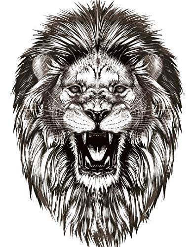 Tattoos männer arm löwe