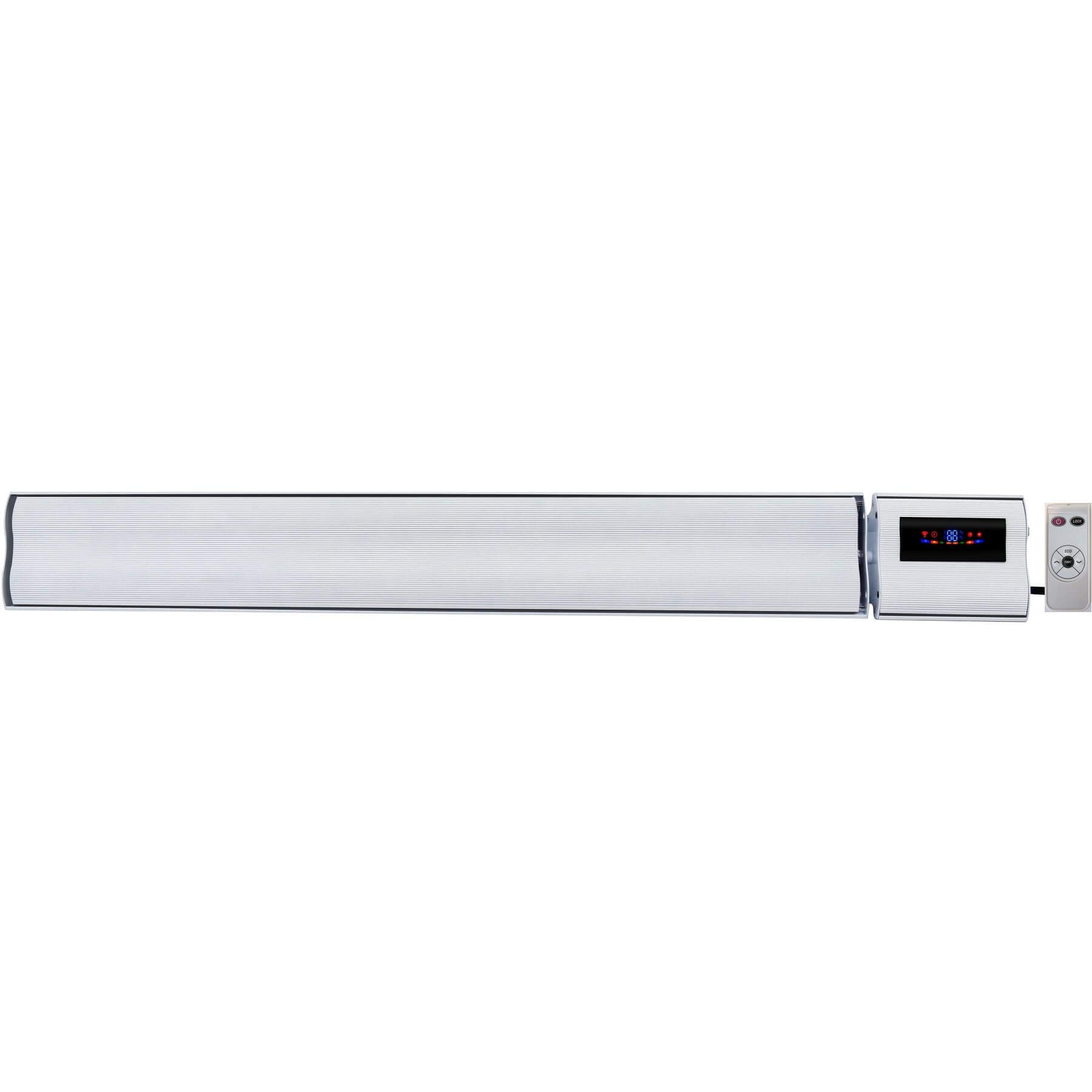 Grzejnik elektryczny ElectricSun 1200-600W biały, z WiFi aplikacja, 94x15cm