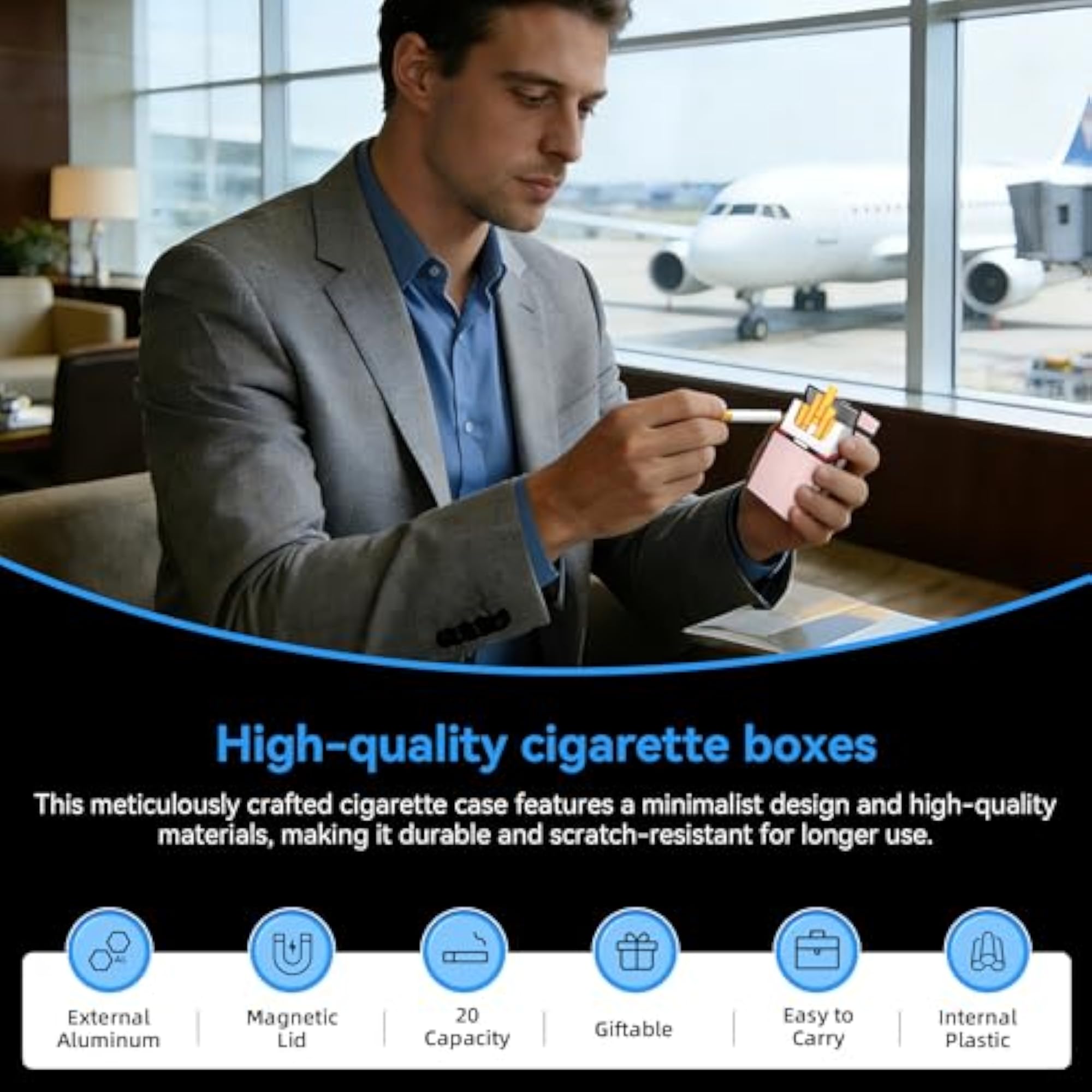 Cigarette Case Box King Size 3 Pack