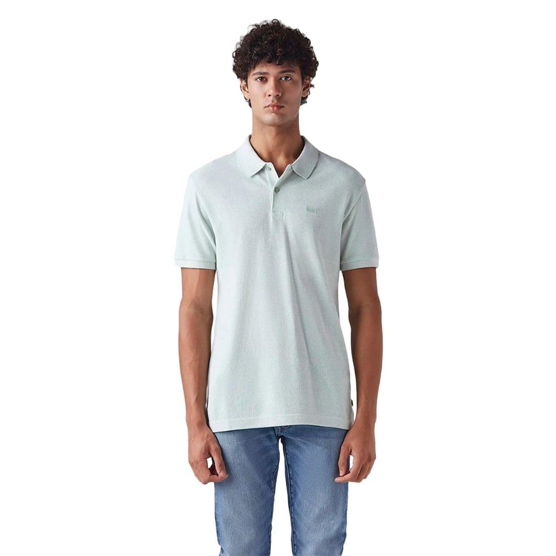 levi's Men's Solid Slim fit Linen Polo t-Shirt-picture-12