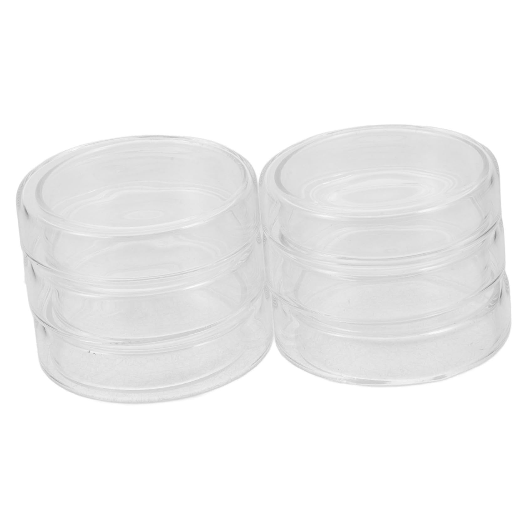 Sosoport 6 Piezas Placas De Petri De Laboratorio Placa De Cultivo De Borosilicato Transparente Para Cultivo Celular Laboratorio Para Hongos Uso Biología y Ciencia